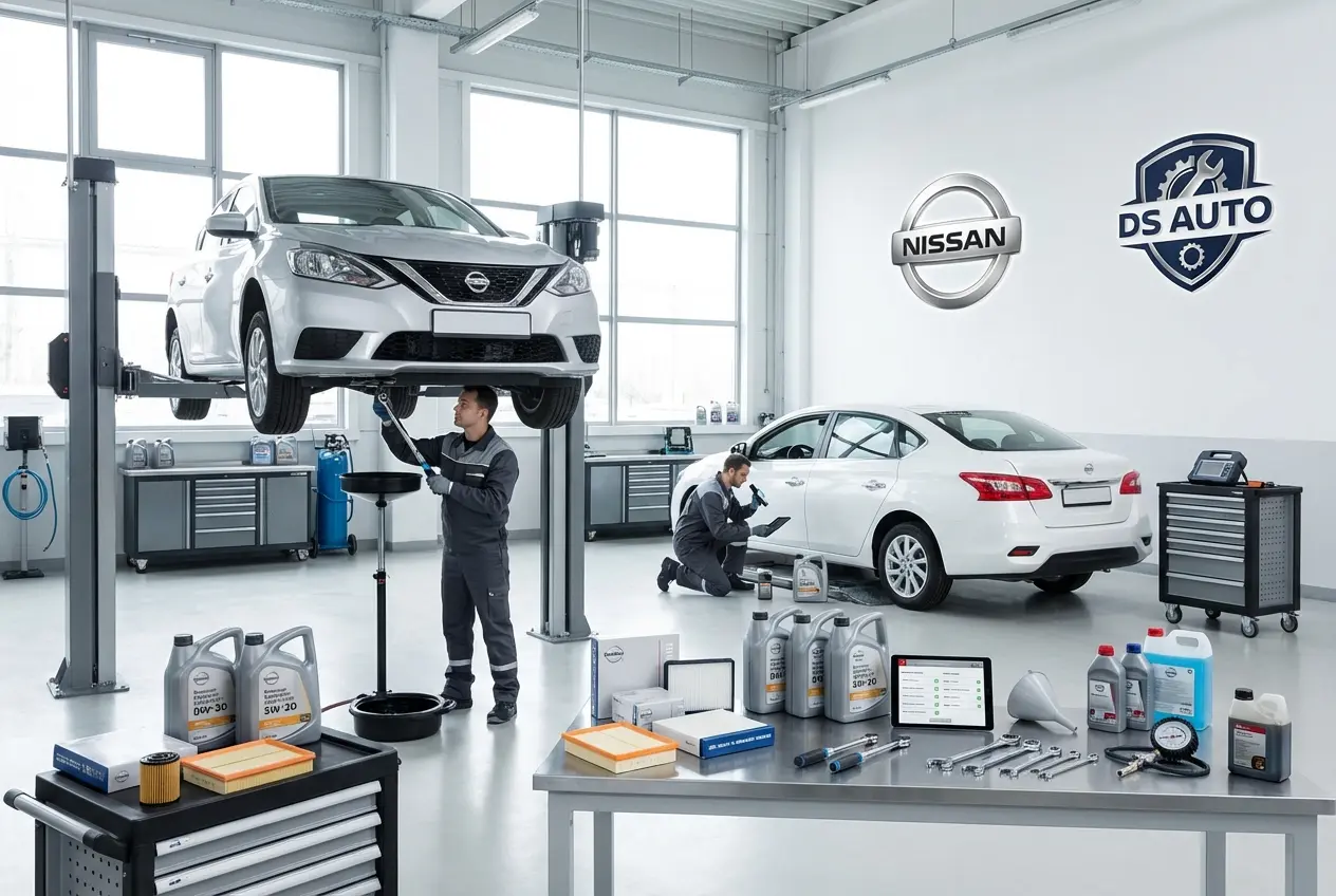 Обслуживание автомобилей Nissan на станции техобслуживания «DS Auto» в Жуковском
