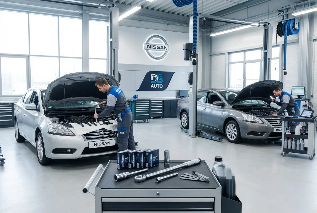 Замена свечей зажигания автомобиля Nissan в автосервисе DS AUTO в Жуковском
